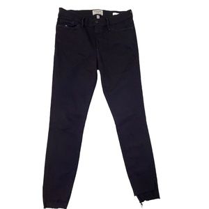 Frame denim black skinny jeans, Size 30